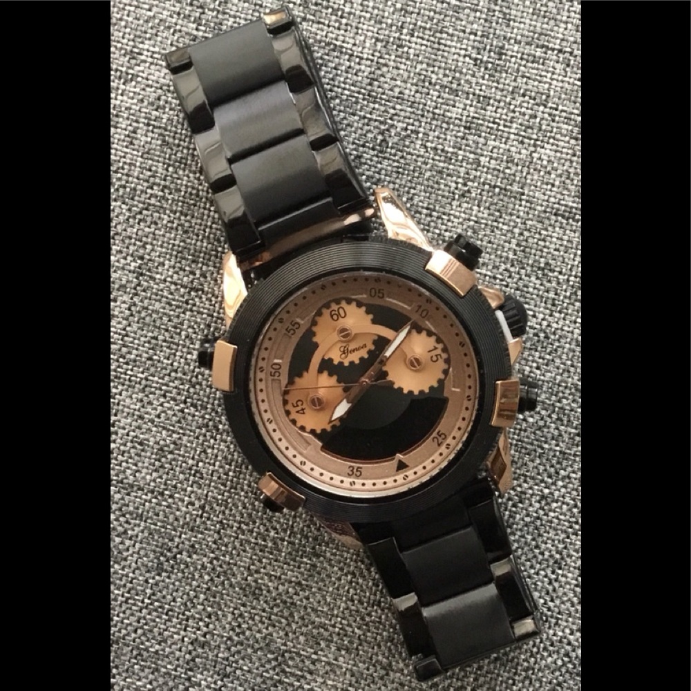 GENOA Japanese and Electronic Movement Multi functional Watch.  NWOT